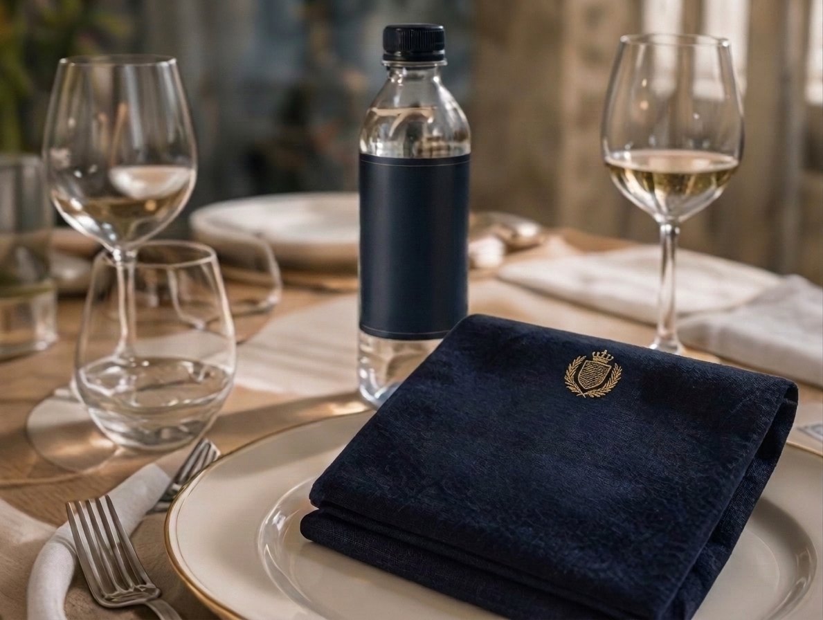 LARIVA on a fine dining table